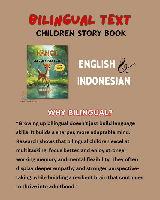 Bilingual English-Indonesian Book Story: KANCIL CLEVER ADVENTURE