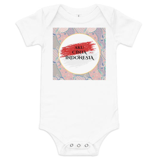 Aku Cinta Indonesia Baby Onesie - US Free Shipping
