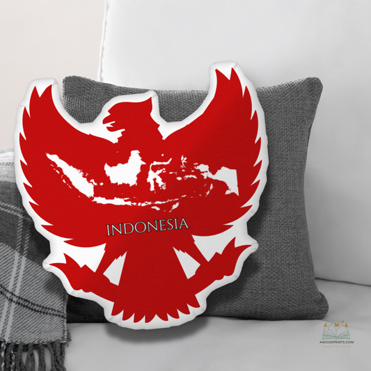 Garuda Indonesia Shaped Pillow 22"